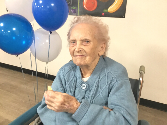 Olive Turns 102
